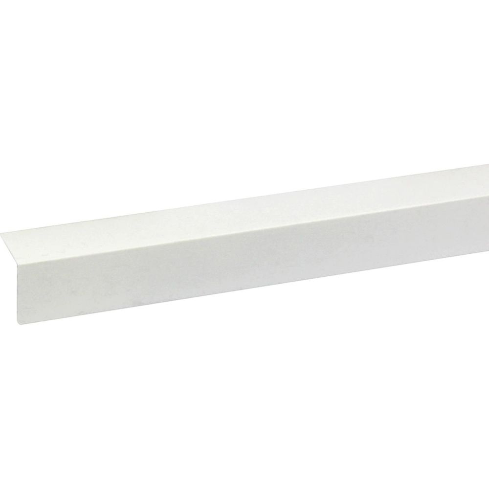 Pisla PVC kulmalista 40 x 40 x 2700 mm tarrakiinnityksellä