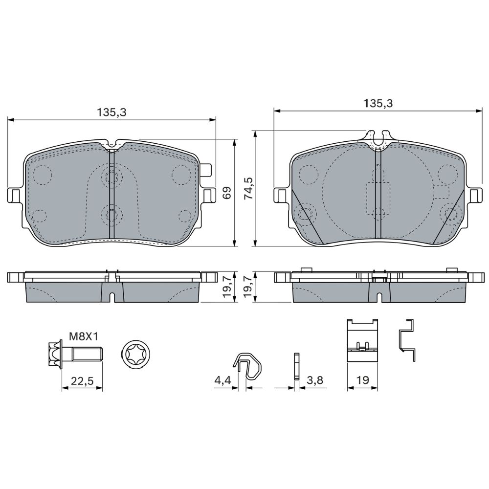 Piduriklotside komplekt 22-01110