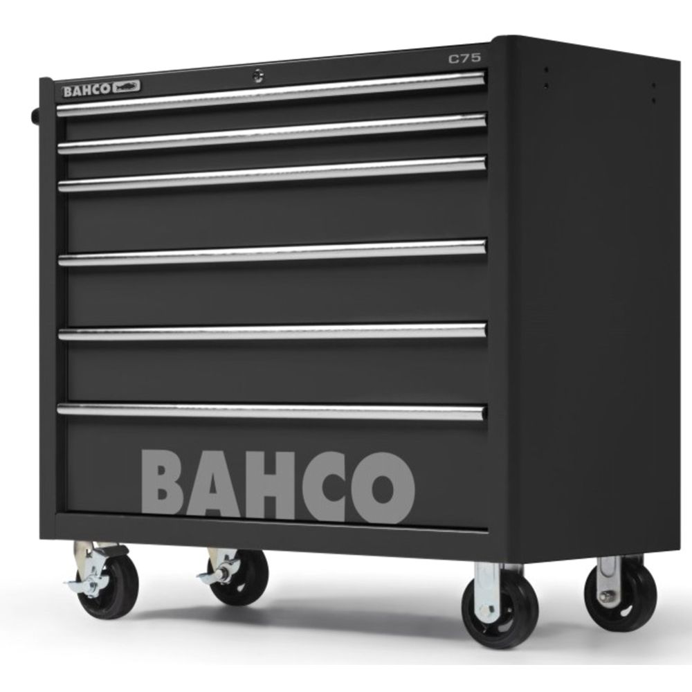 Bahco 1475KXL6BLACK tööriistakäru C75 must 6 sahtlit