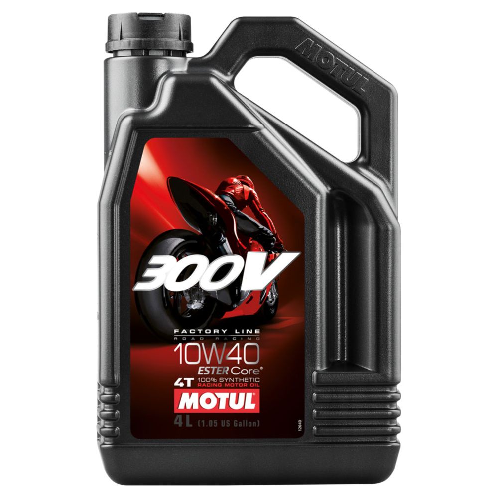 Motul 300V Factory Line 10W-40 4T helsyntetisk 4 l