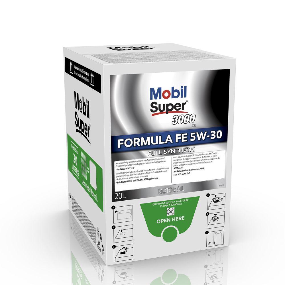 MOBIL SUPER 3000 X1 FORMULA FE 5W-30 - bag-in-box 20 L