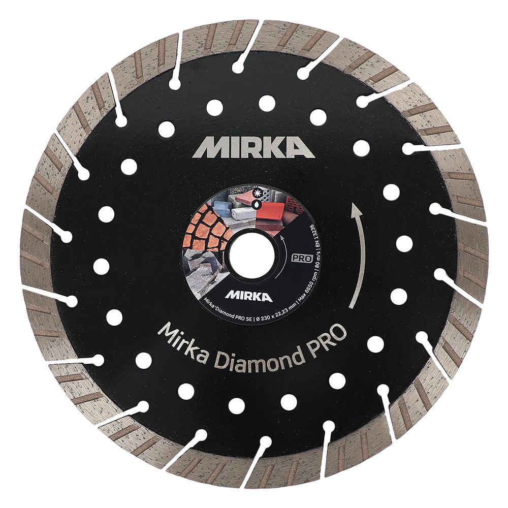Mirka Diamond PRO segmentti timanttikatkaisulaikka 230 mm
