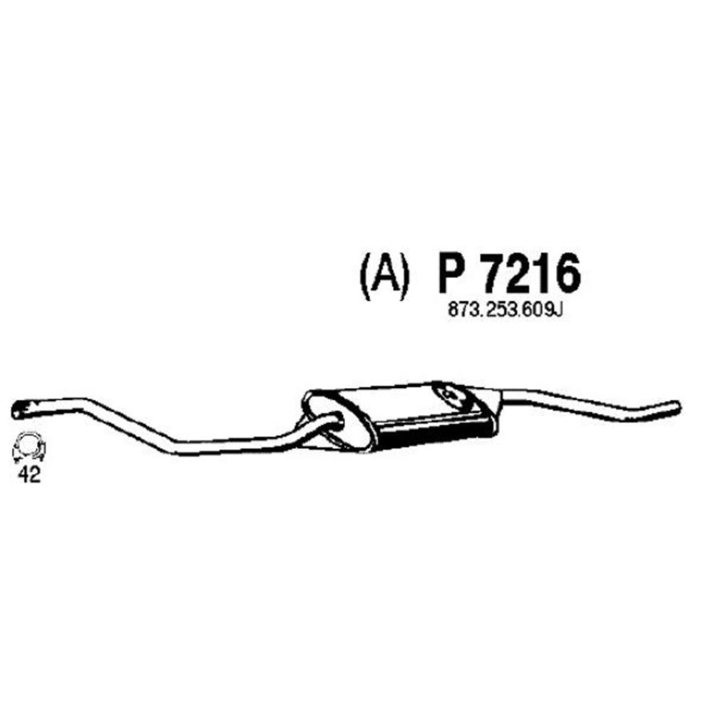 Takaäänenvaimentaja 14-7216