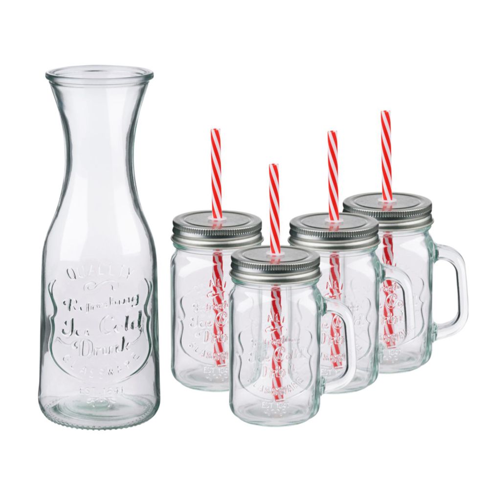 Alpina dricksglas-set med karaff