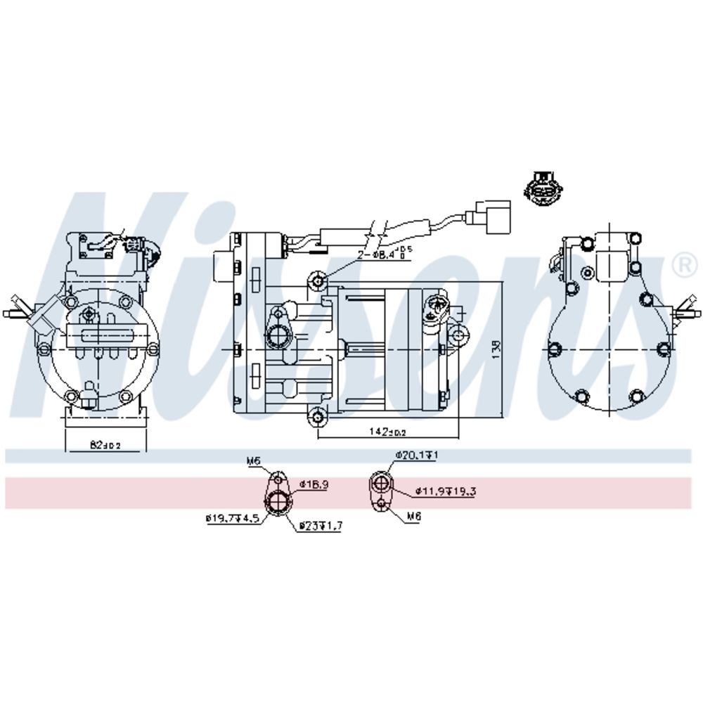 Ilmastointilaitteen kompressori 30-06598