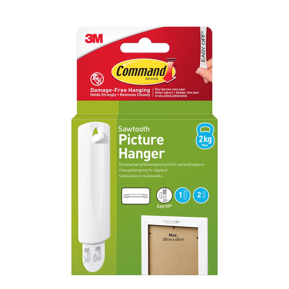 3M Command 17040 tavelkrok 27 x 76 mm