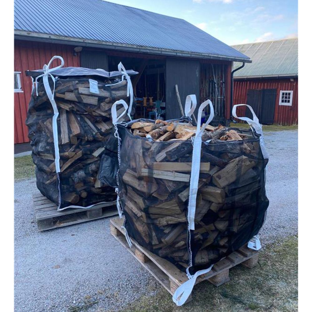 Vedsäck med överdrag extra stark 1,5 m³