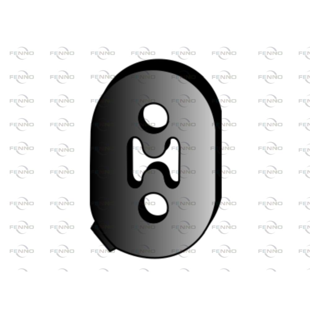 Pakoputkiston kumipalkki 14-30330