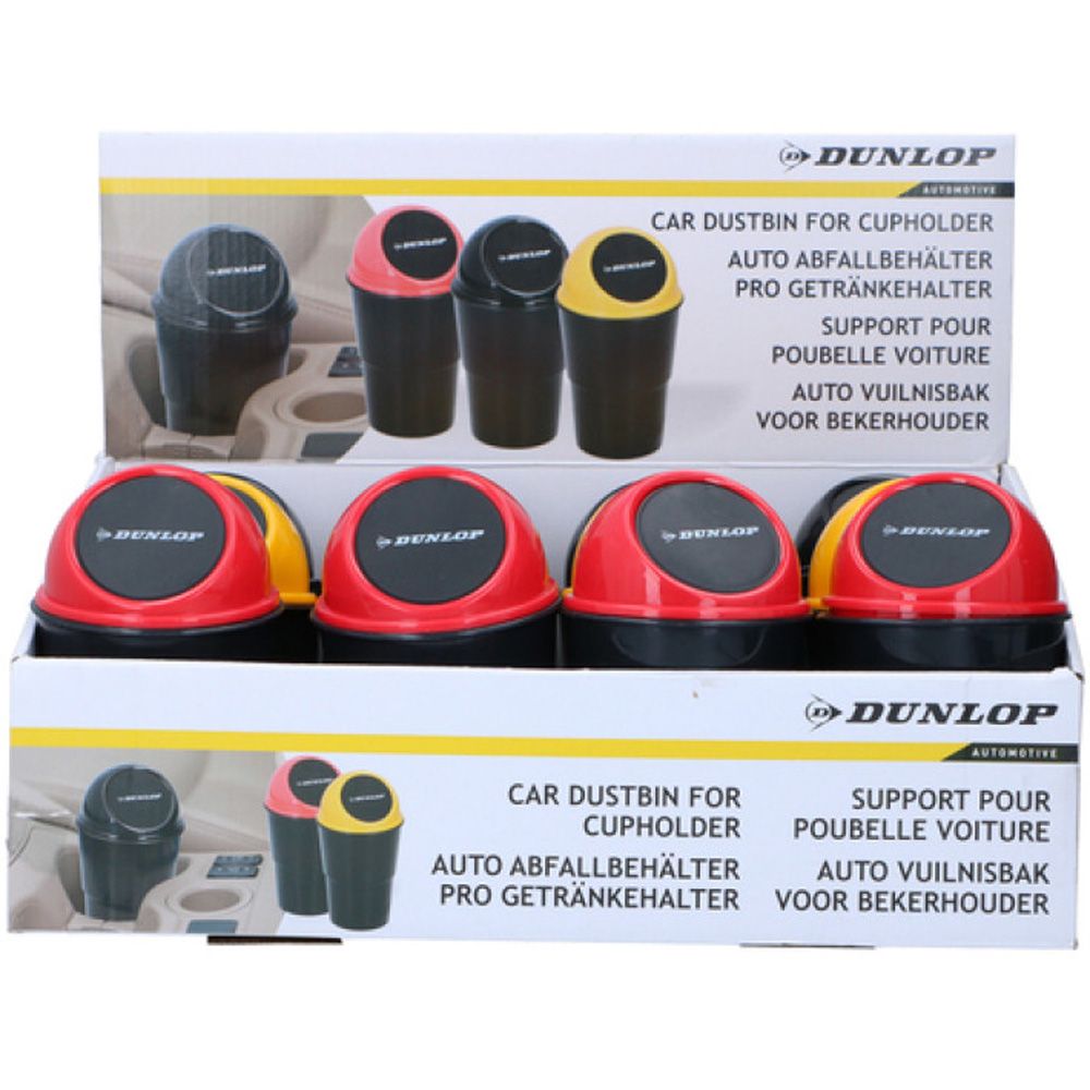 Dunlop auto prügikast topsihoidjale, ø 10 x 17 cm