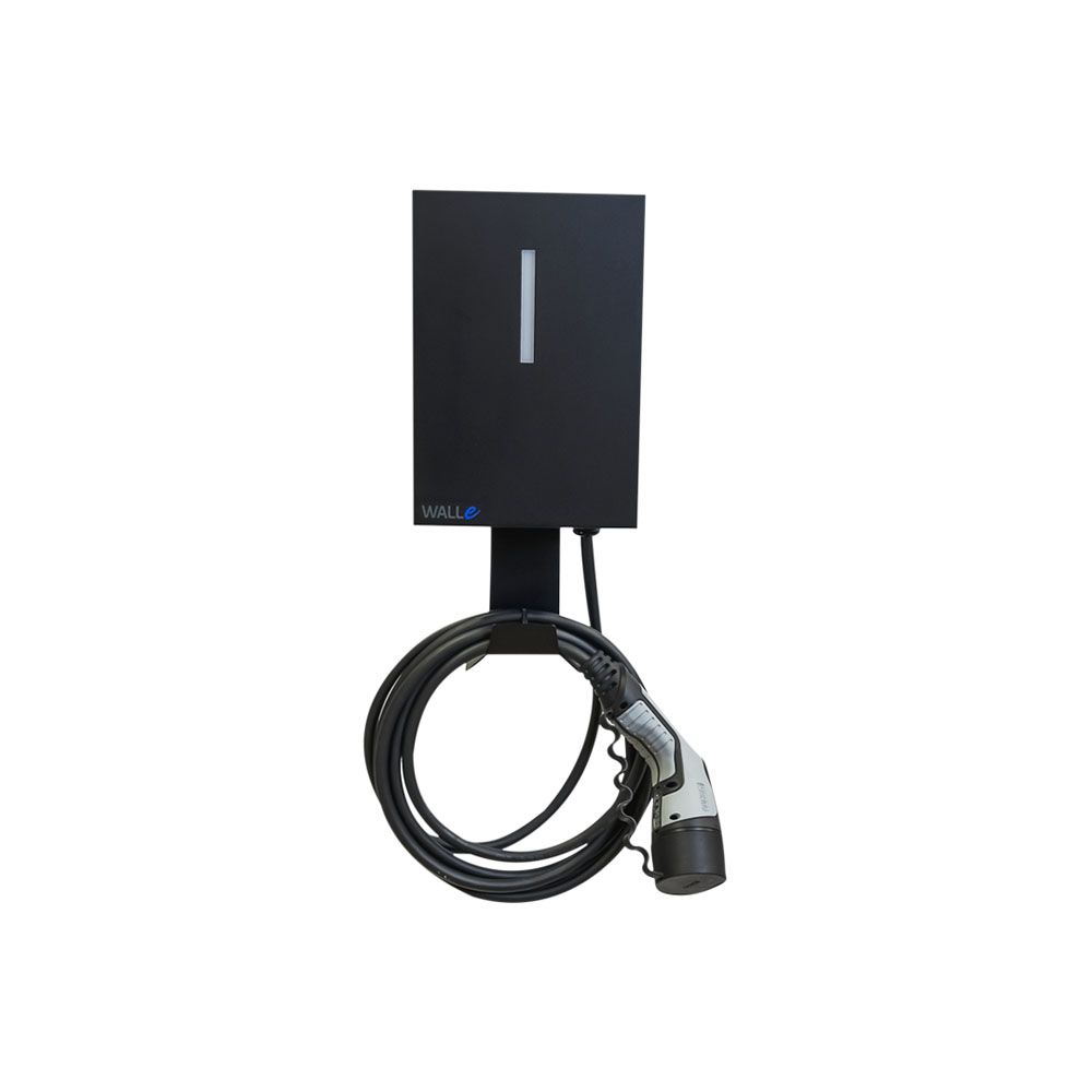 Walle Black Edition laddbox för elbilar 3 x 16 A, 11kW, 5 m kabel Typ2
