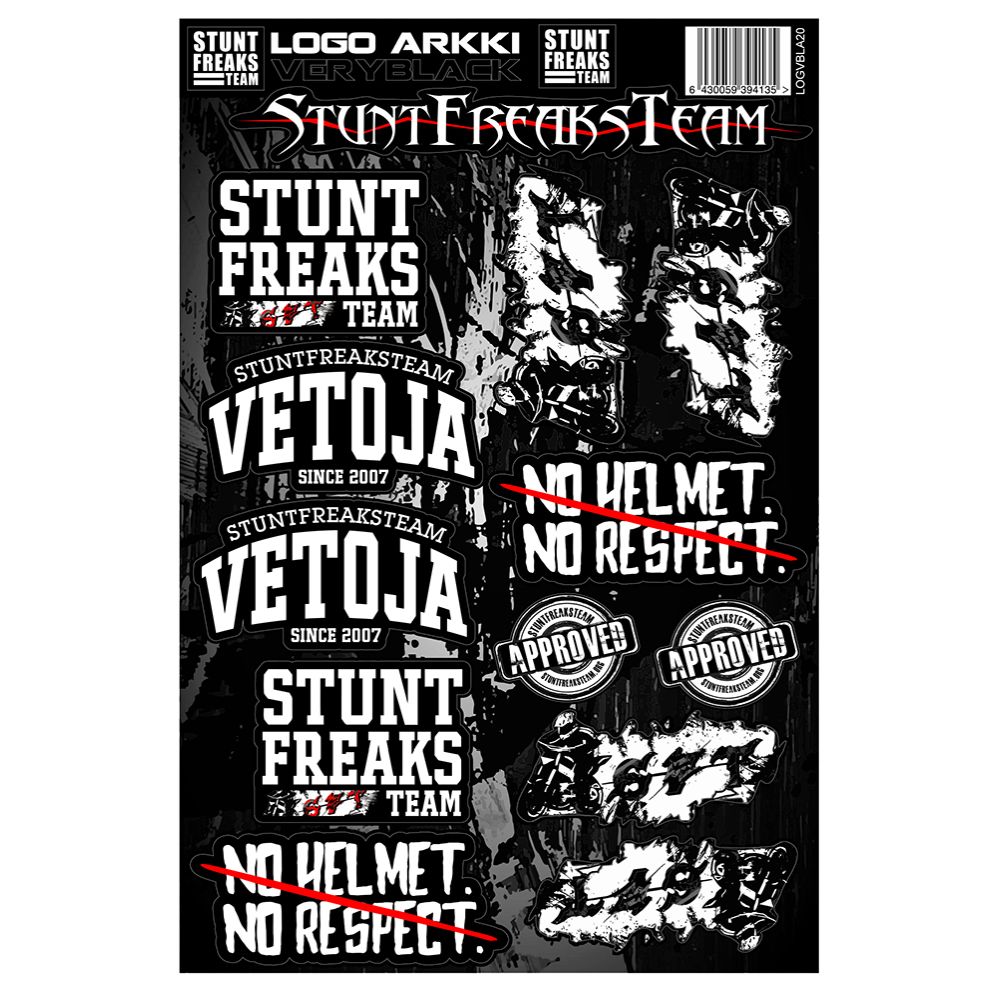 Stunt Freaks Team Veryblack tarra-arkki