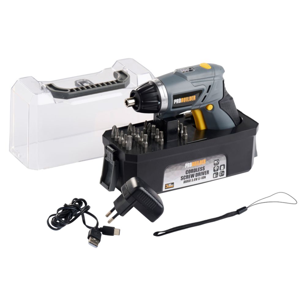 Probuilder batteridriven skruvdragare 3,6 V