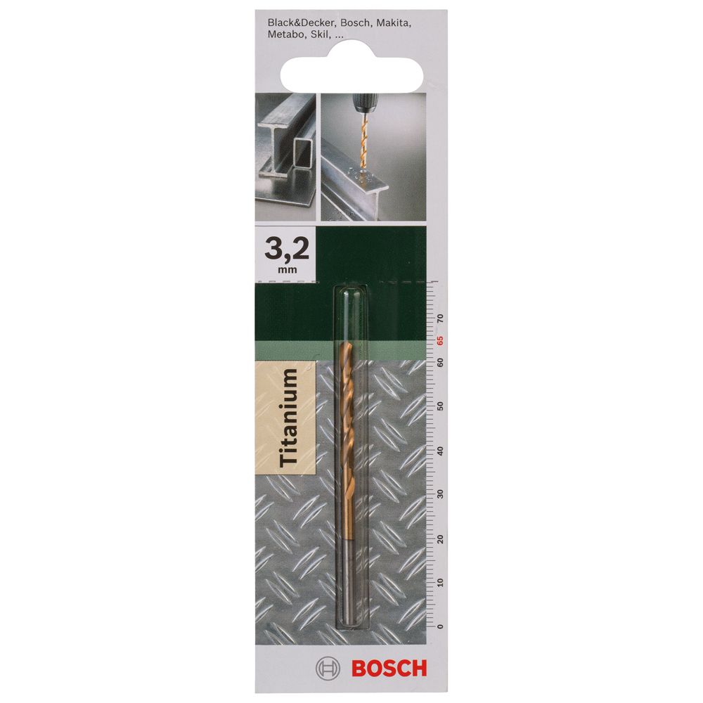 Bosch metallipuur HSS-TiN DIN 338