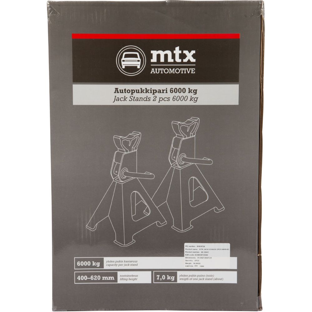 MTX Automotive autopukkipari 6,0 tn