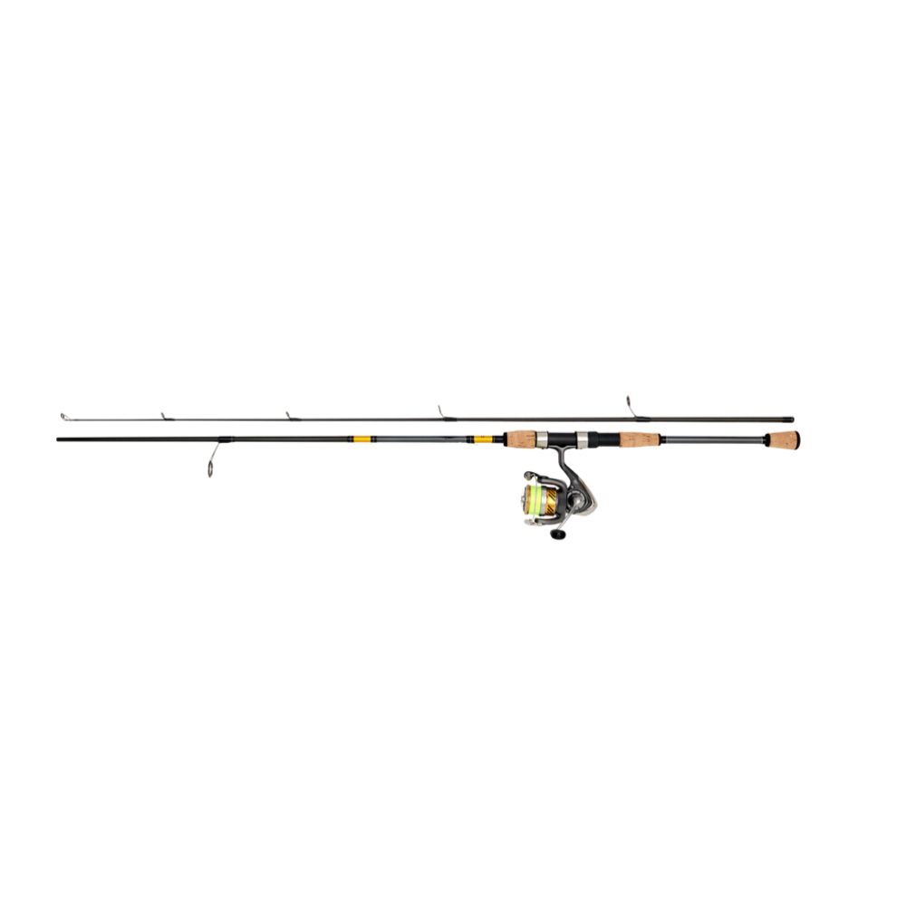 Daiwa Laguna LT 2500 avokelasetti hauenkalastukseen 244 cm 20-60 g Daiwa  J-Braid X4 0,19 mm kuitusiimalla | Motonet Oy