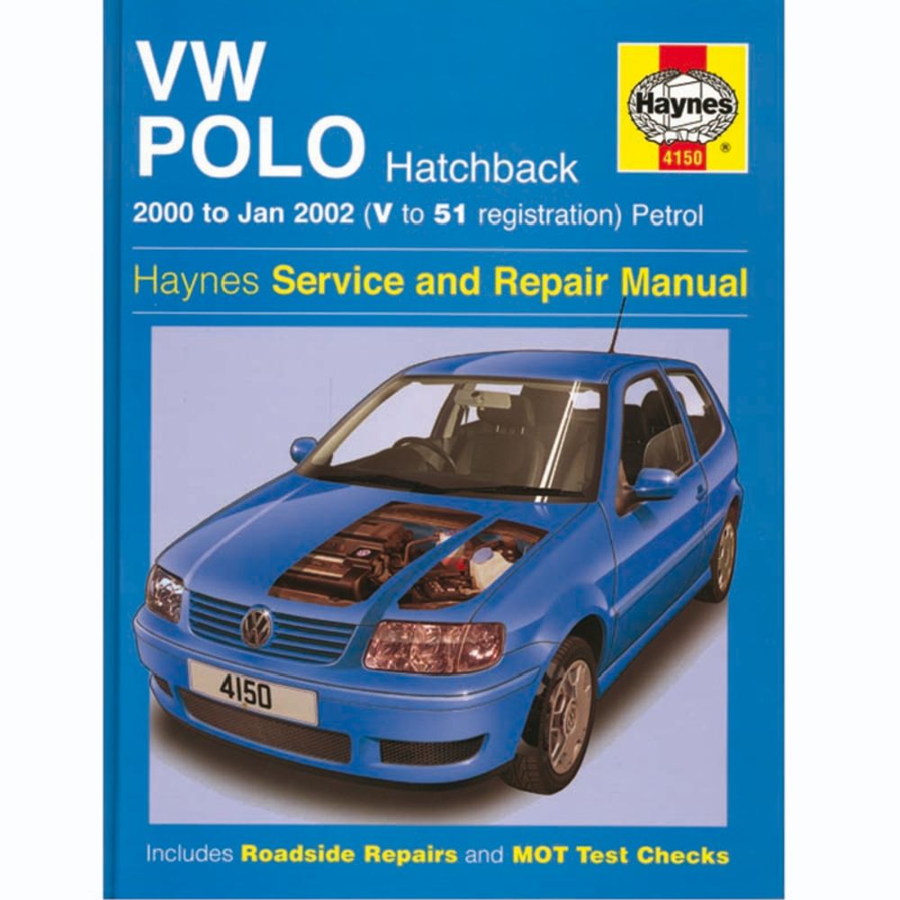 Korjausopas VW Polo 00-02 englanninkielinen