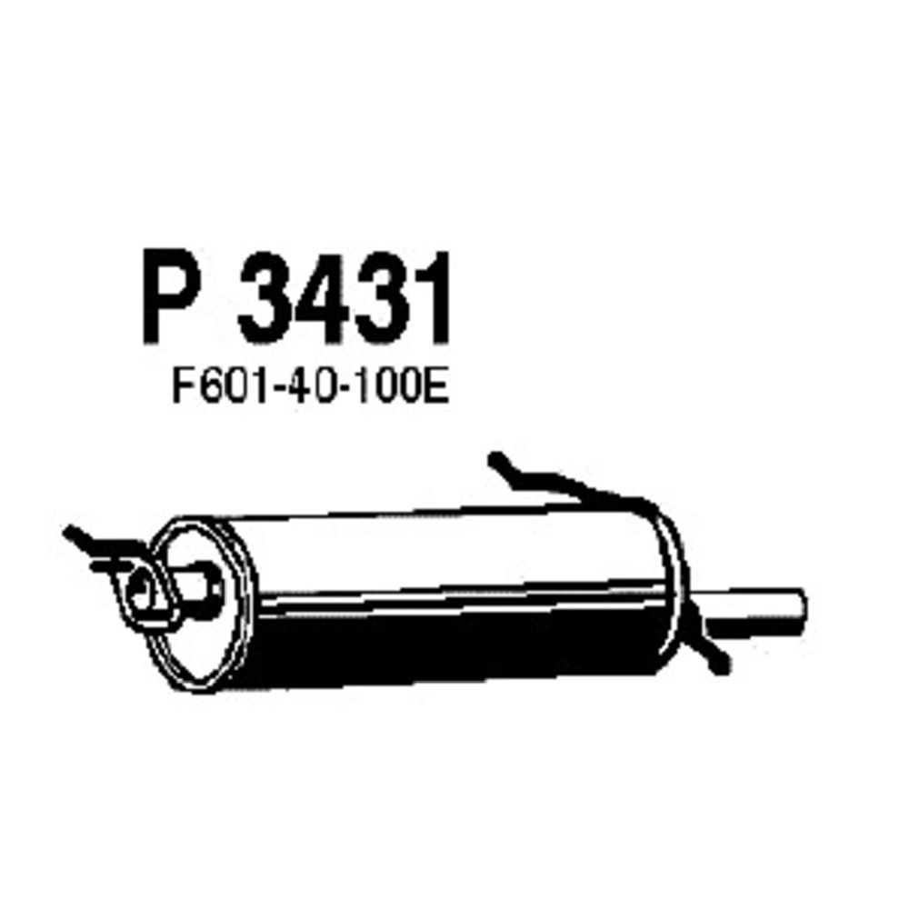Takaäänenvaimentaja 14-3431