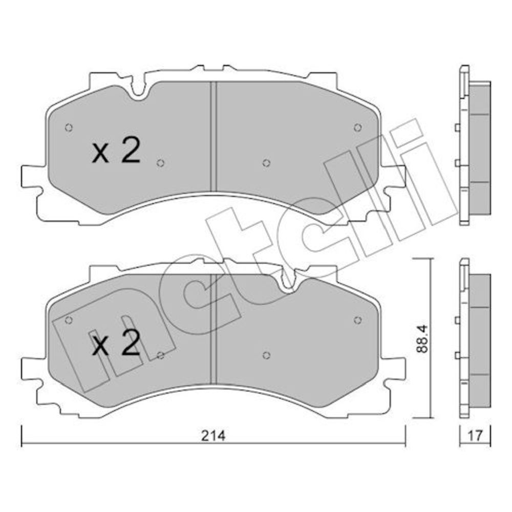Piduriklotside komplekt 22-00822