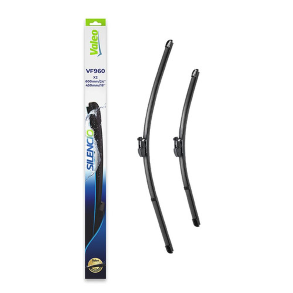 Valeo Silencio Flatblade kojamehed 60 + 45 cm
