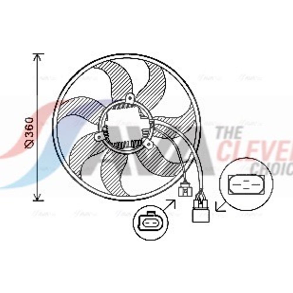 Mootorijahutuse ventilaator 13-1486