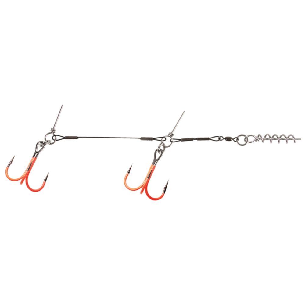CWC Pro UV orange stinger gäddrigg