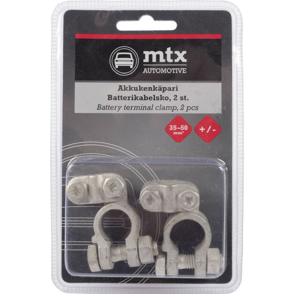 MTX Automotive akuklemmid, 35—50 mm², lintkinnitus, 2 tk