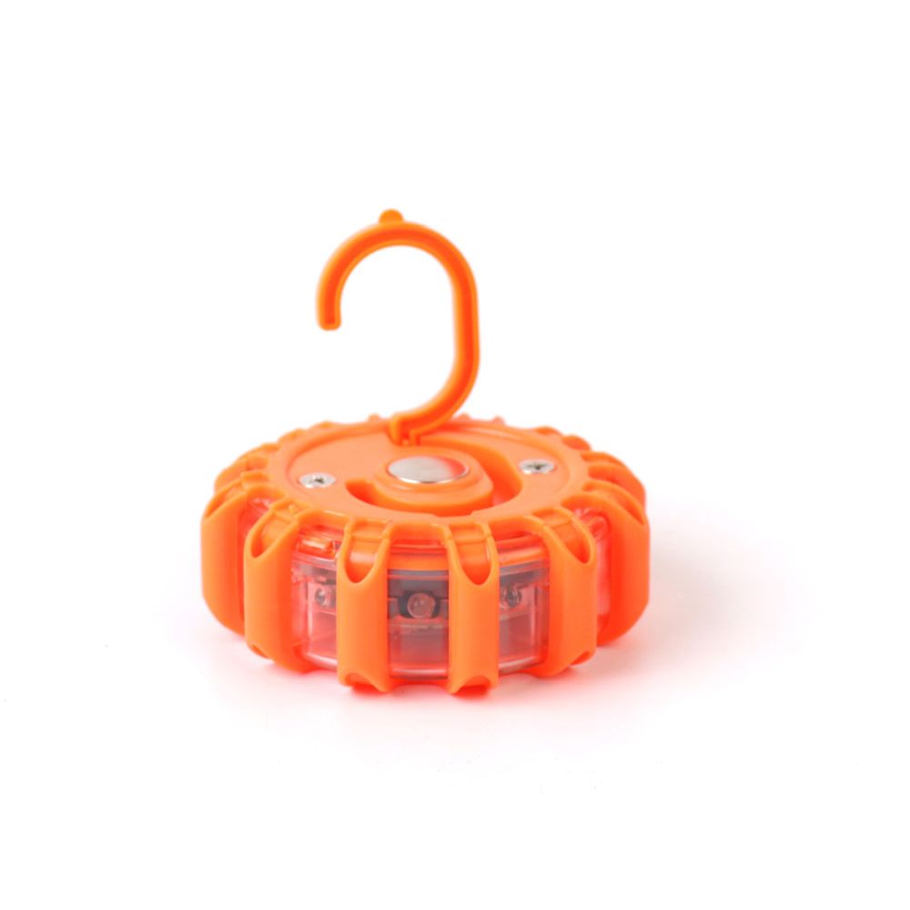 LED-varsellampa orange magnetfäste