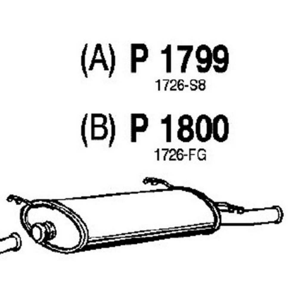 Takaäänenvaimentaja 14-1824