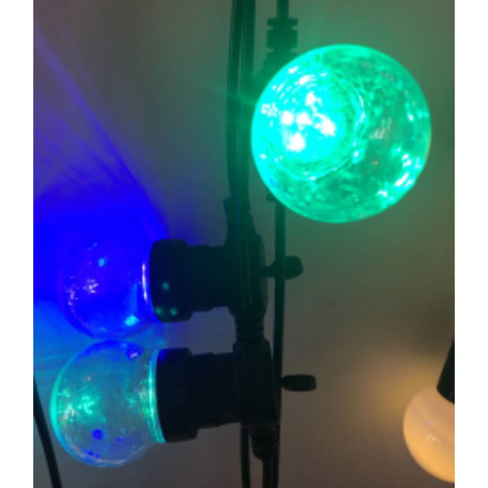 Lumo Party light 10-osainen moniväri valosarja IP44