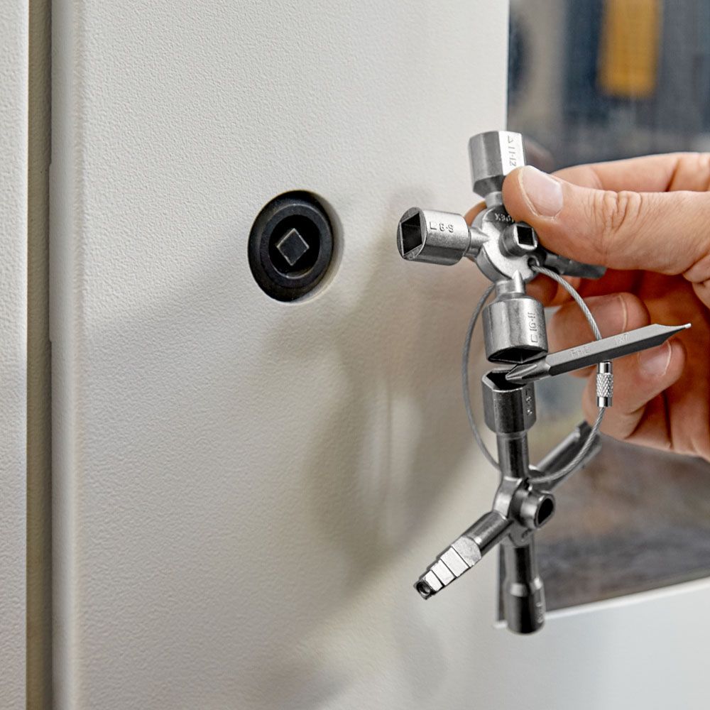 Knipex® 00 11 01 TwinKey elskåpsnyckel