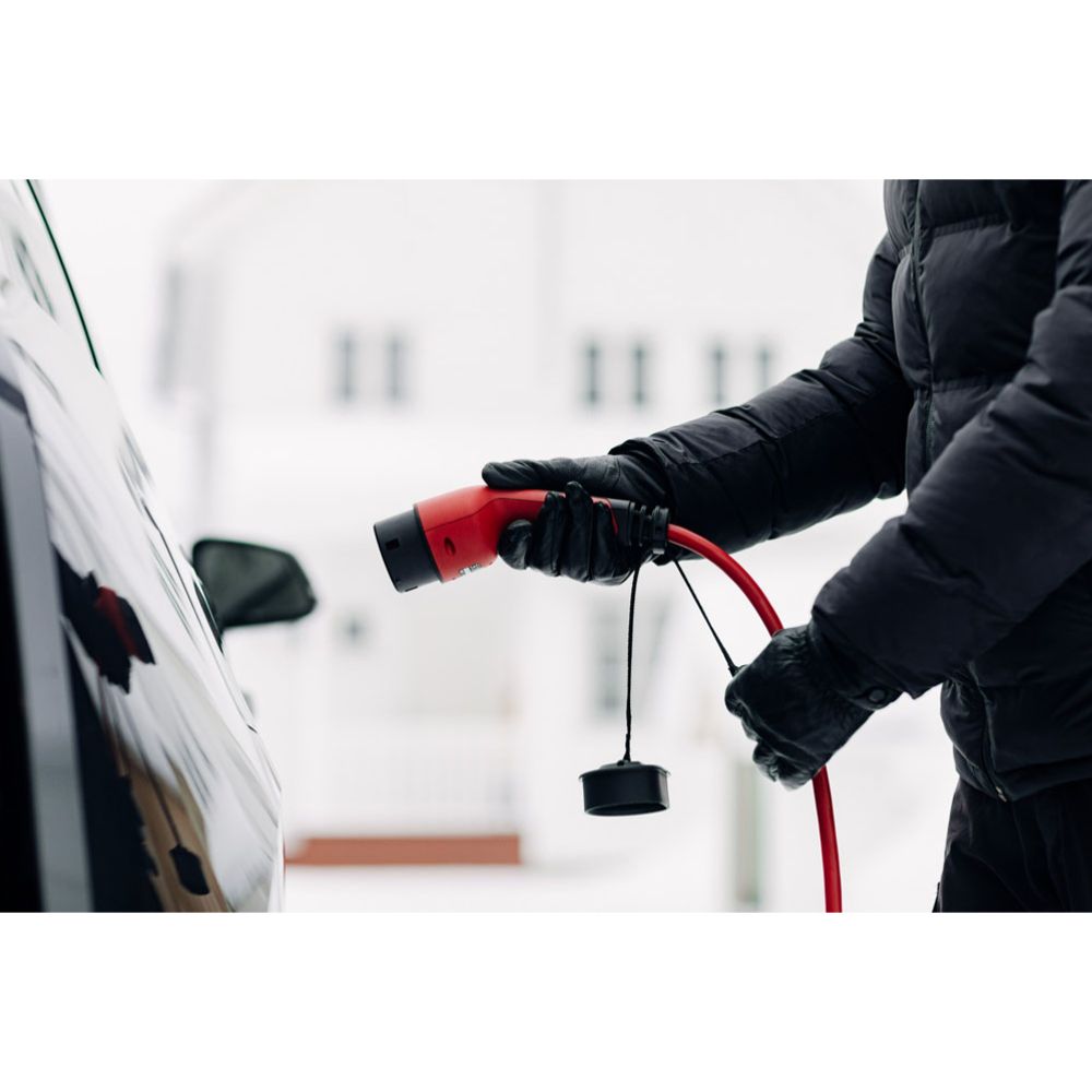 Defa eConnect elektriauto laadimiskaabel, 13,8 kW, 5 m, punane