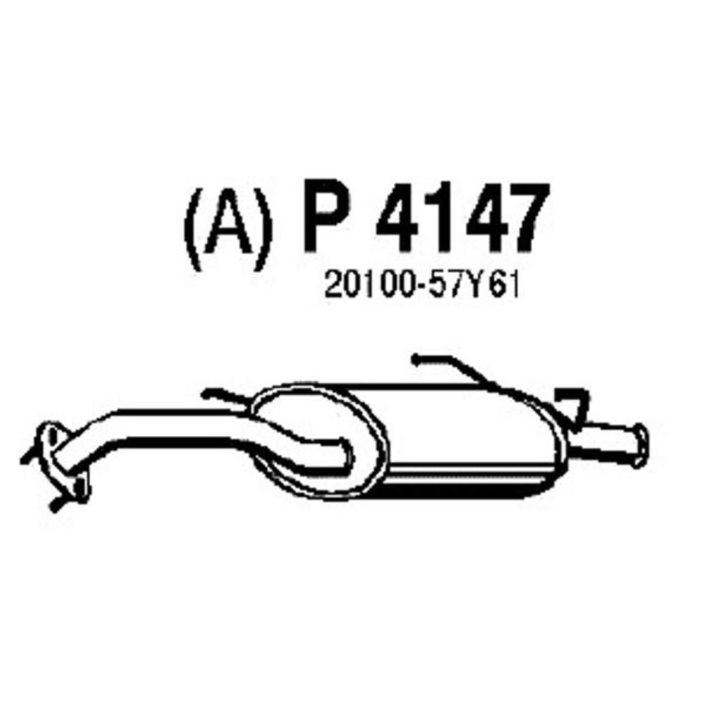 Takaäänenvaimentaja 14-4147