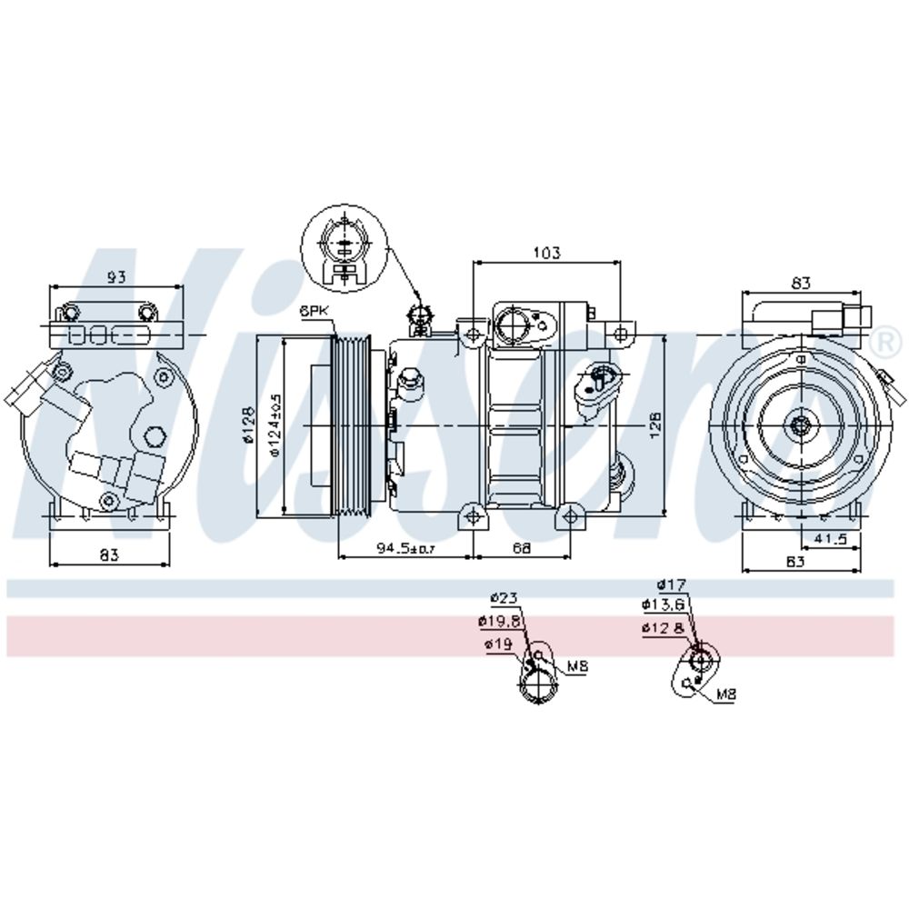 Ilmastointilaitteen kompressori 30-00206