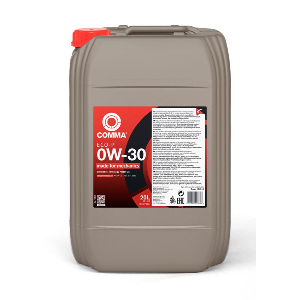 Comma Eco-P 0W-30 PSA C2 motorolja 20 L