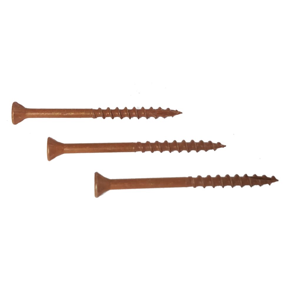 Terassiruuvi ruskea 4,2 x 55 mm AISI410 RST 200 kpl