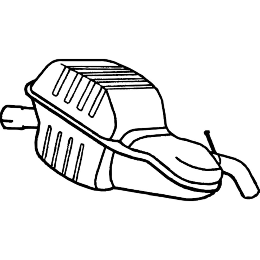Takaäänenvaimentaja 14-7734