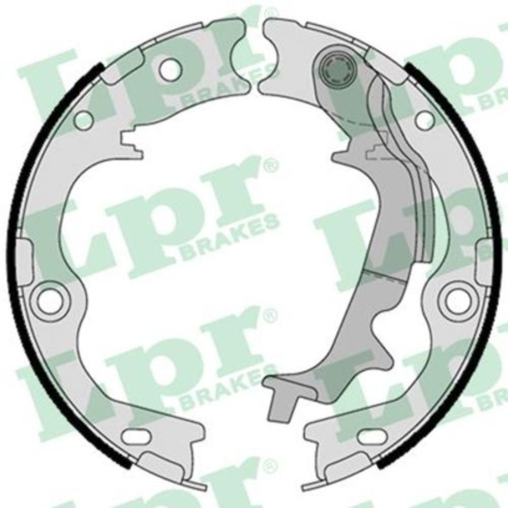 Bromsbackar, sats, parkeringsbroms 22-00060