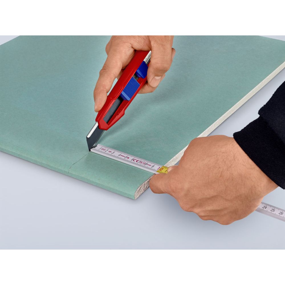 Knipex® 90 10 165 CutiX brytbladskniv med magnesiumram 18 mm