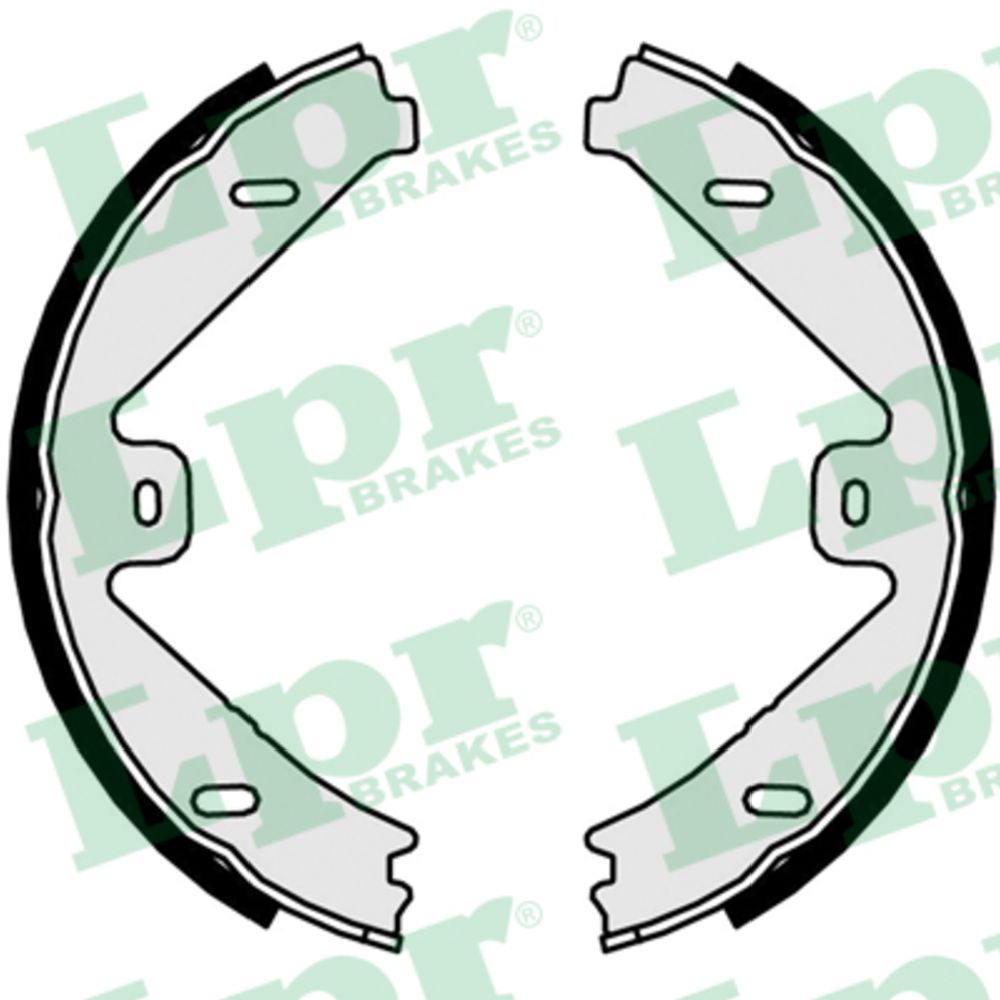 Bromsbackar, sats, parkeringsbroms 22-3503