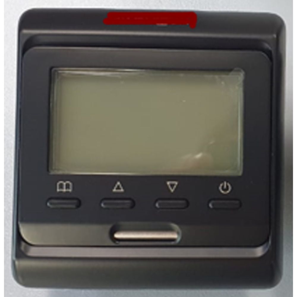Finelectro WiFi golvvärmetermostat med veckotimer 230 V 16 A IP20 svart