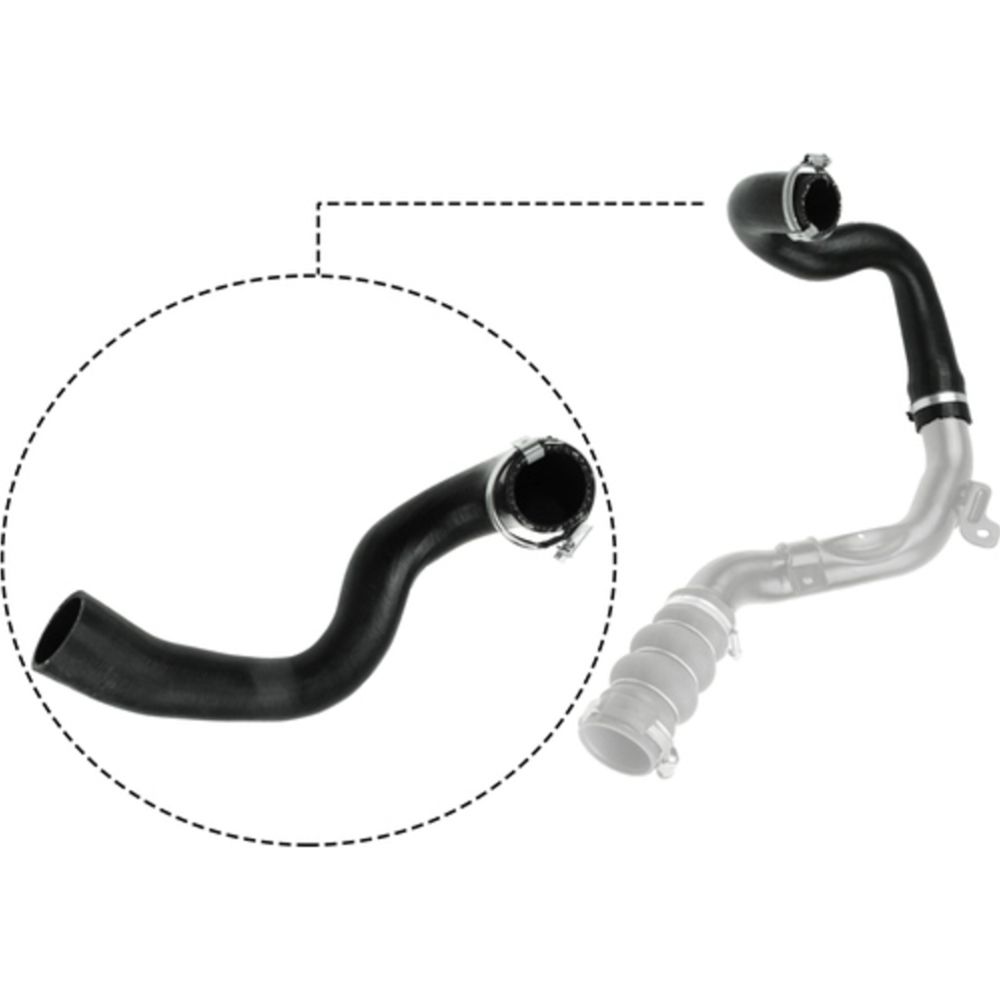 Insugsluftrör, turbo 30-01908