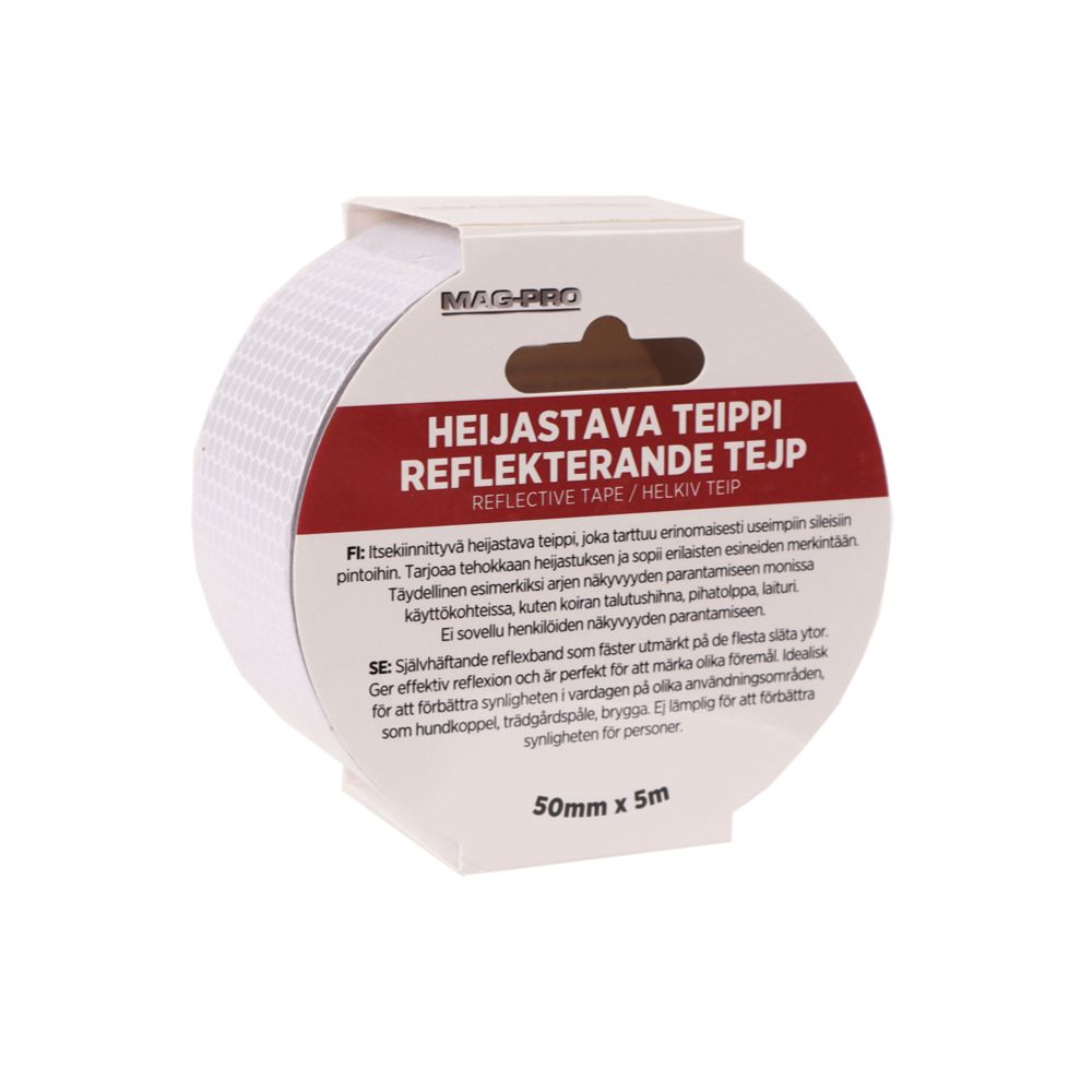 MagPro reflextejp 50 mm x 5 m Vit