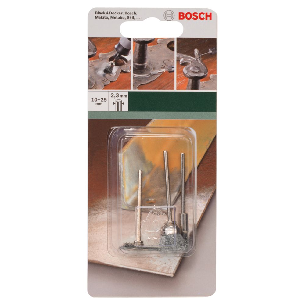 Bosch Mini Harjakomplekt 2,3 mm, 10-25 mm, 3 tk