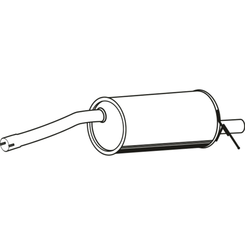 Bakre ljuddämpare 14-1918