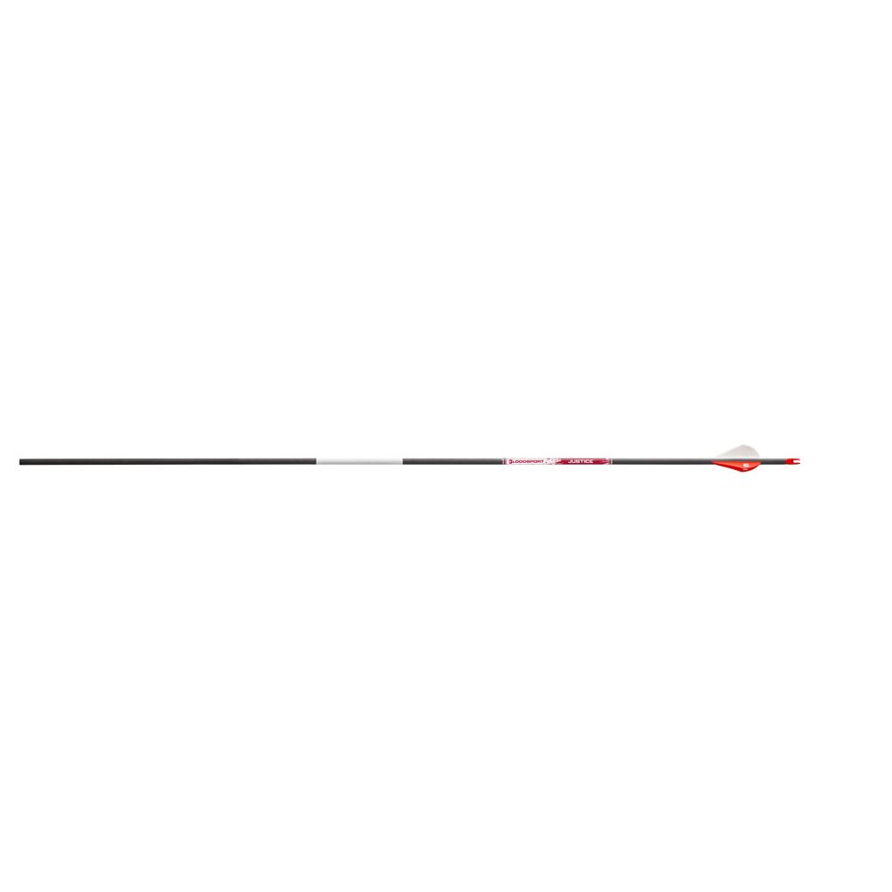 Bloodsport JUSTICE hiilikuitunuoli Spine 350, 6 kpl