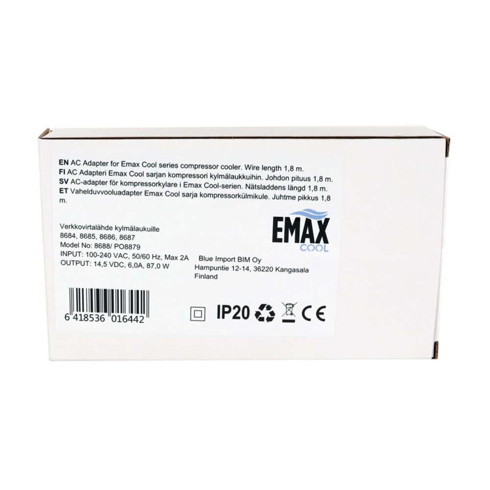 Emax Cool vahelduvvooluadapter kompressoriga külmakastidele