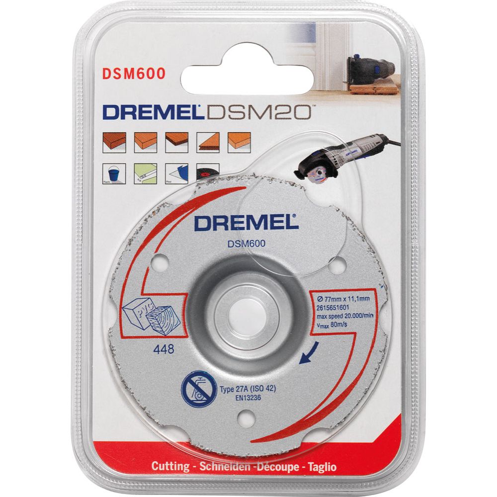 Dremel DSM600monikäyttöinen karbidikatkaisuterä