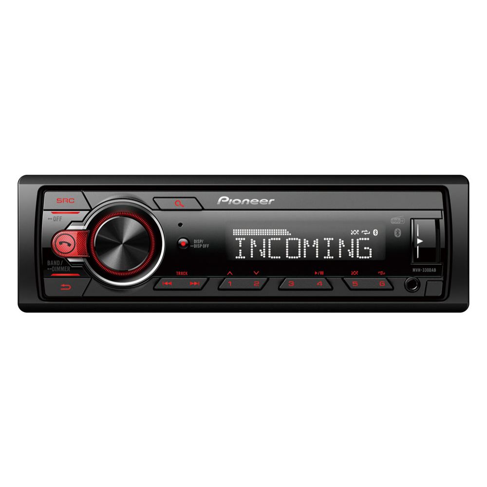 Pioneer MVH-330DAB 1-din autosoitin