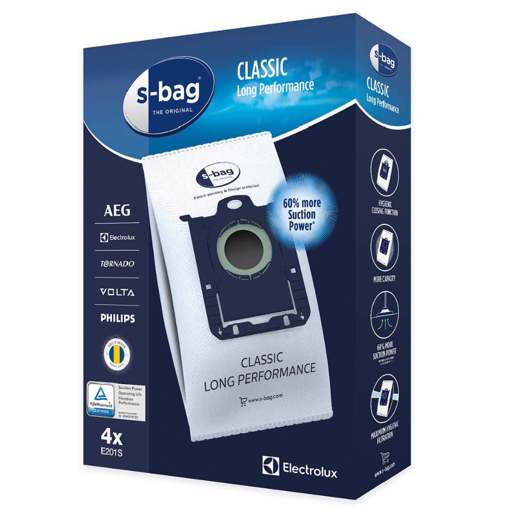 Electrolux pölypussi S-Bag Classic Long Performance