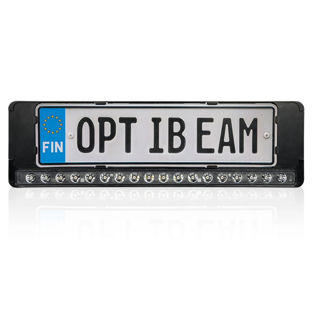 Optibeam E-BAR Single lisävalo integroidulla rekisterikilpitelineellä Ref.40